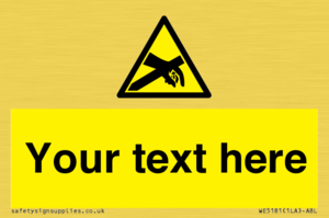 Custom Anti-Static Warning Sign